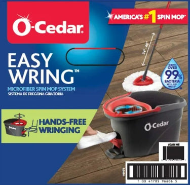 O - Cedar EasyWring Microfiber Spin Mop System - InspiredGrabs.com